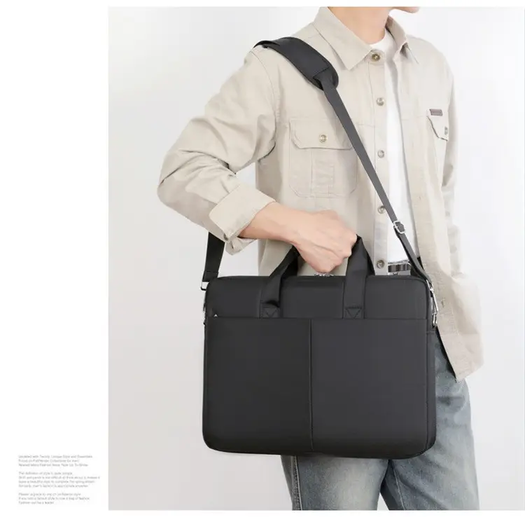 Black Waterproof Laptop Bag 15.6" Thickened — feature 10