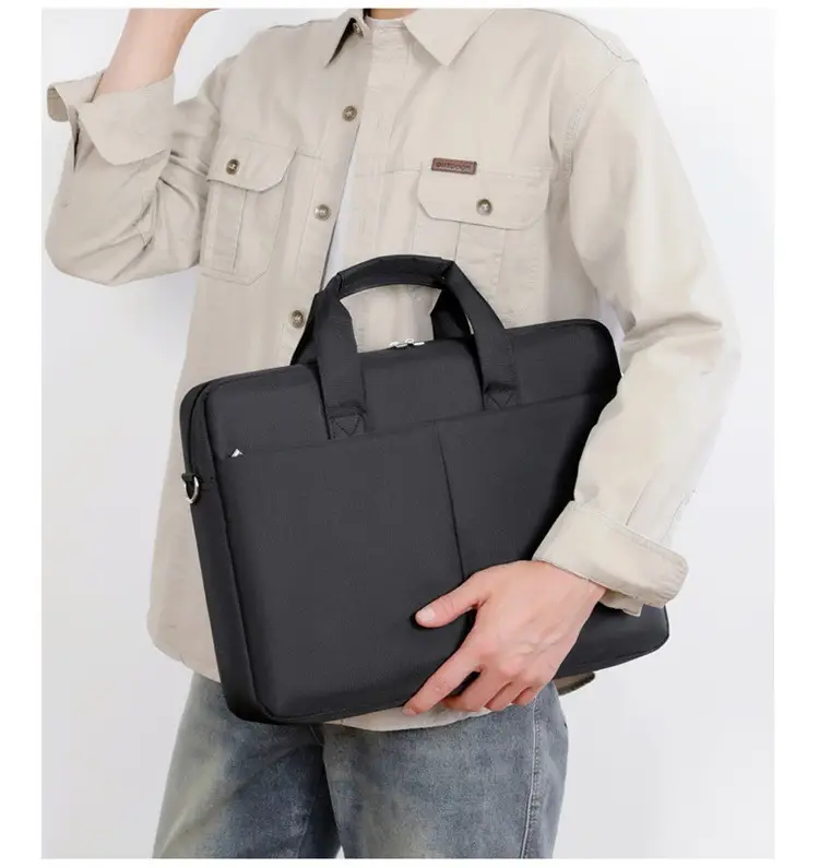 Black Waterproof Laptop Bag 15.6" Thickened — feature 11