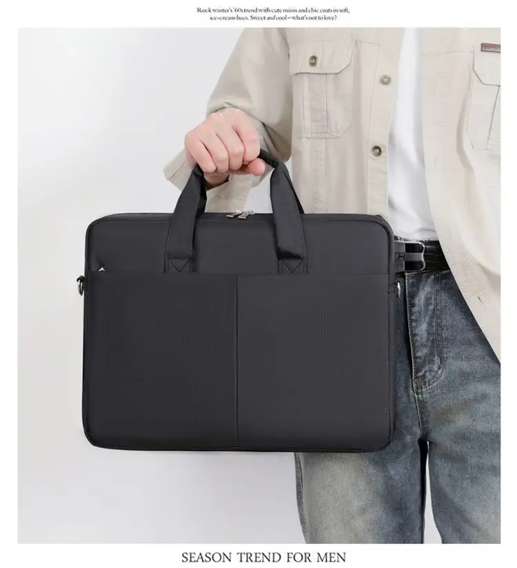 Black Waterproof Laptop Bag 15.6" Thickened — feature 12