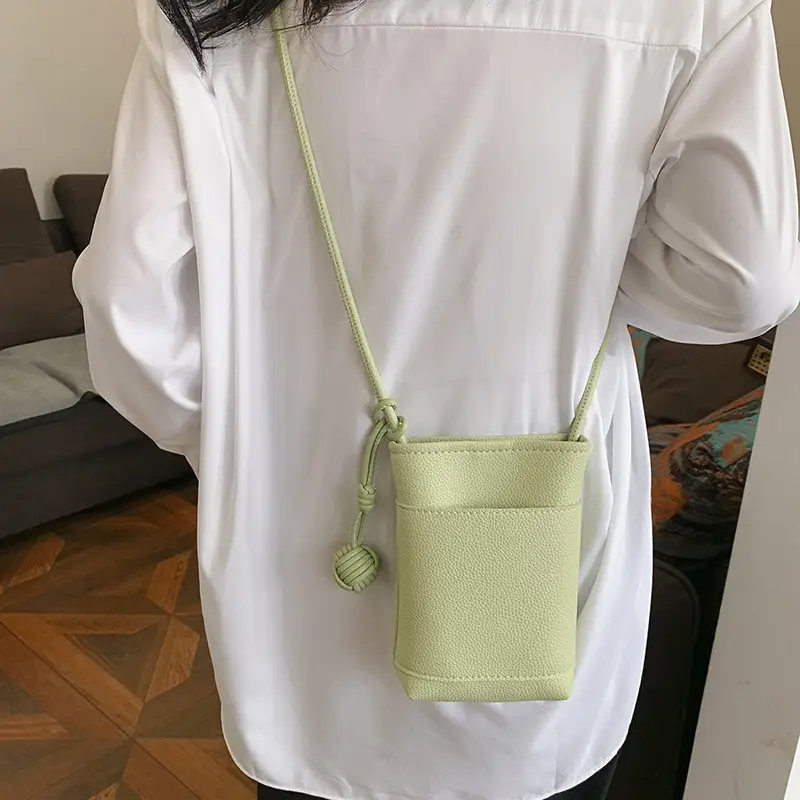 Pink PU Leather Shoulder Bag for Women - Image 9