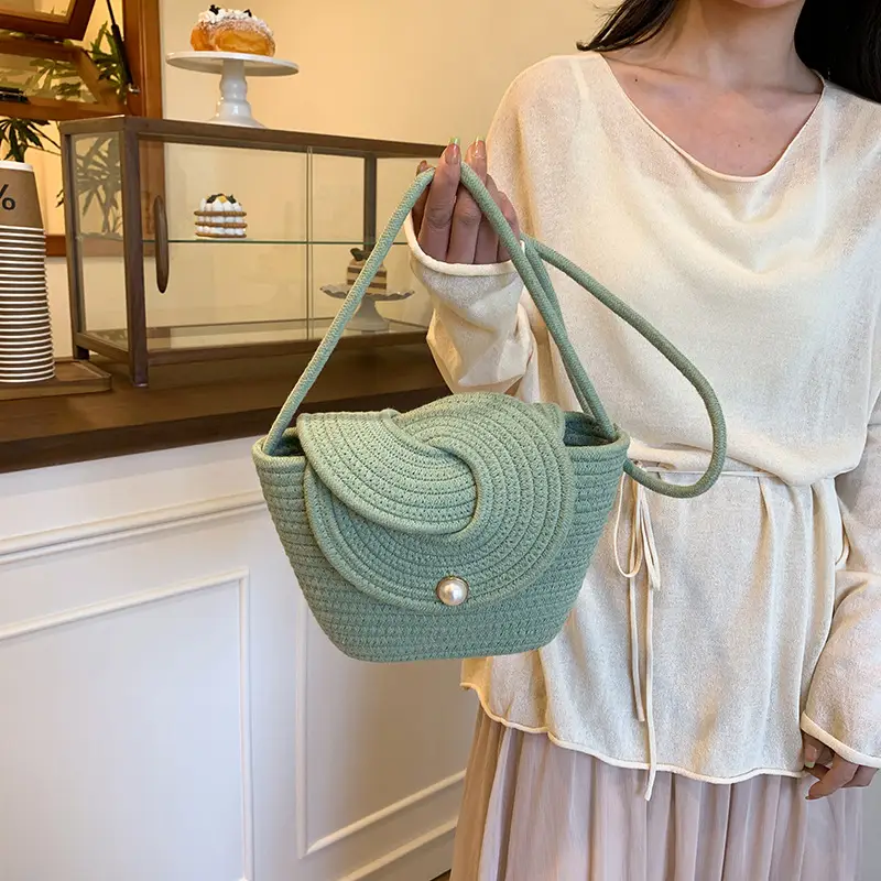 Women's Pearl Pearl Flip Bucket Bag 2025 - Image 7
