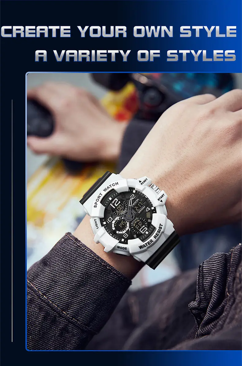 Sanda Sport Watch Waterproof Digital 3299 — feature 25