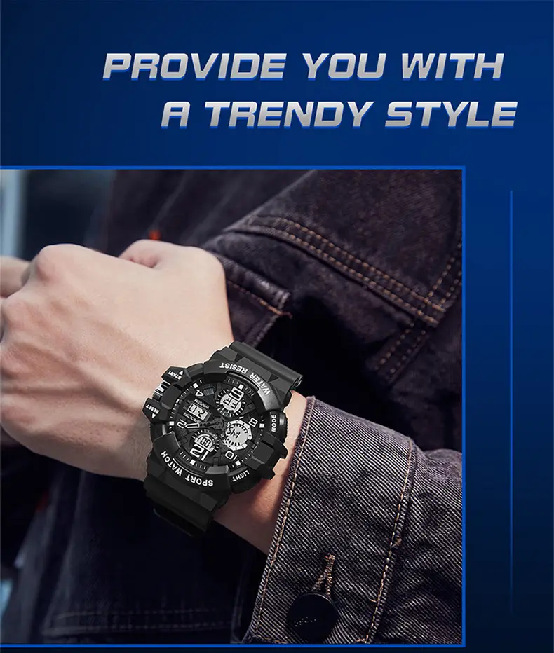 Sanda Sport Watch Waterproof Digital 3299 — feature 33