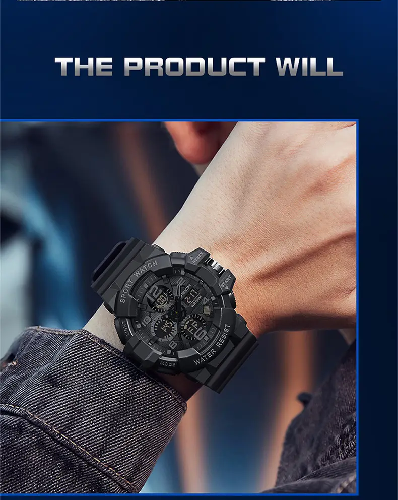 Sanda Sport Watch Waterproof Digital 3299 — feature 38