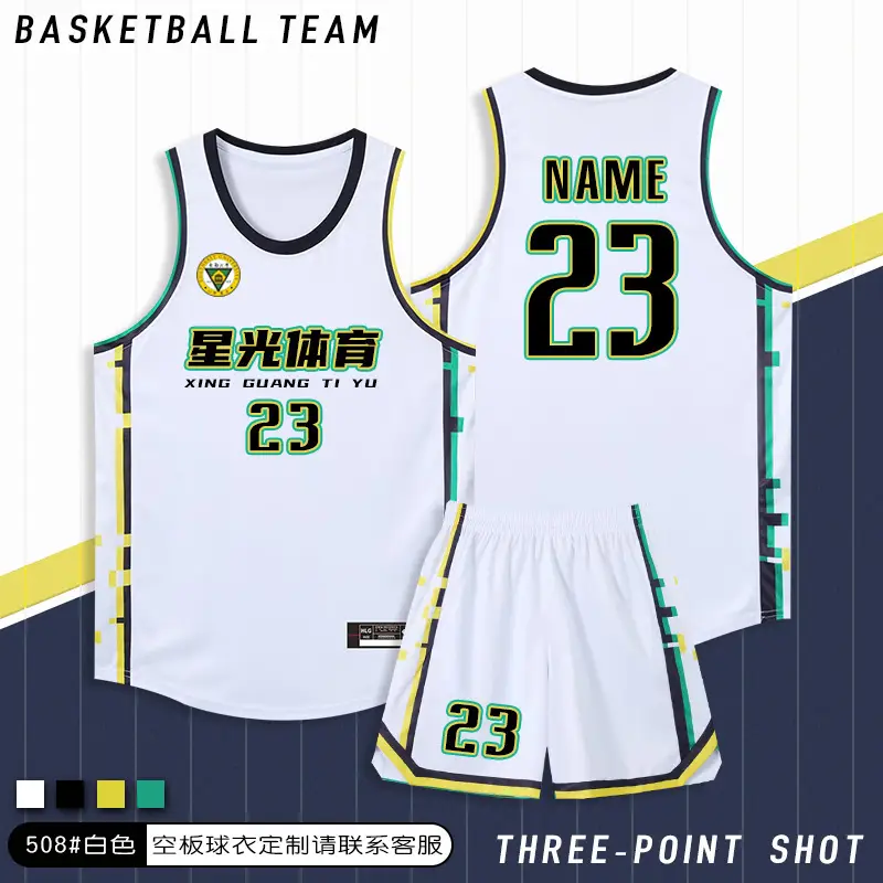 American Basketball Vest Set Navy Blue Sleeveless Game Training - Image 8