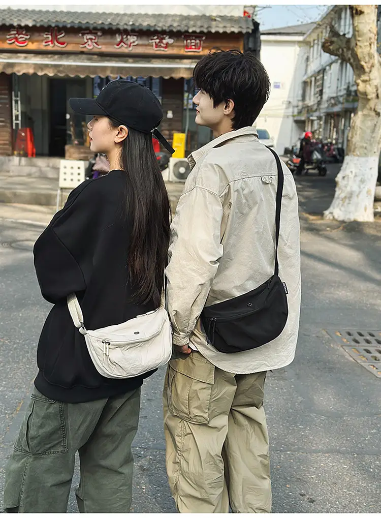 2025 Couple Shoulder Bags Waterproof Parachute Nylon — feature 12