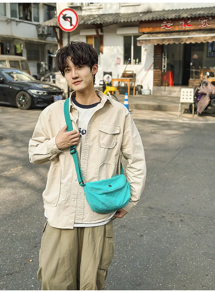 2025 Couple Shoulder Bags Waterproof Parachute Nylon — feature 15