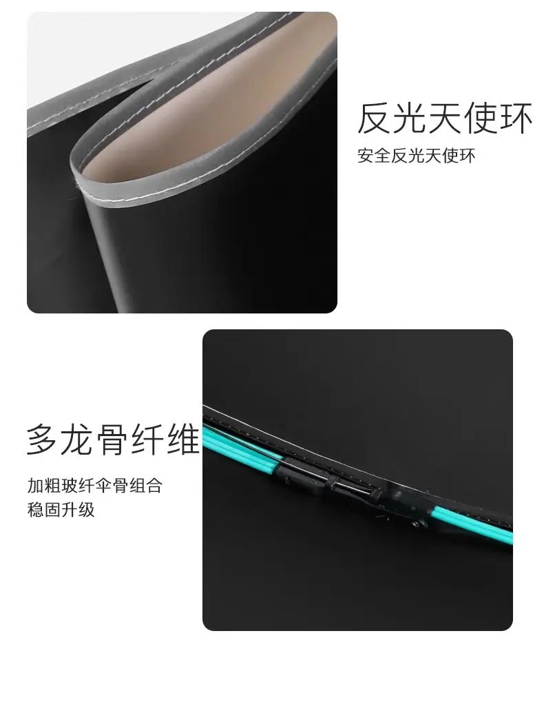 Automatic Ring-Opening Umbrella Lavender Purple — feature 27