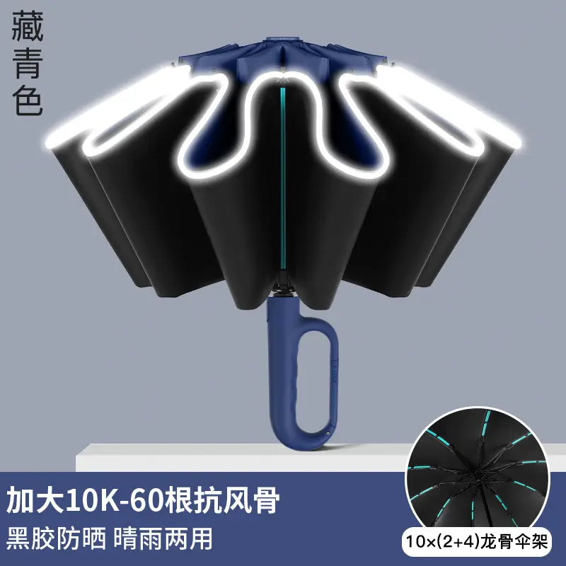 Automatic Ring-Opening Umbrella Lavender Purple - Image 2
