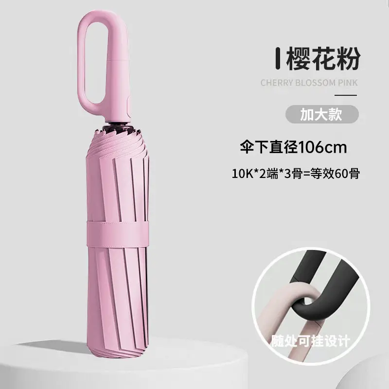 Automatic Ring-Opening Umbrella Lavender Purple - Image 29