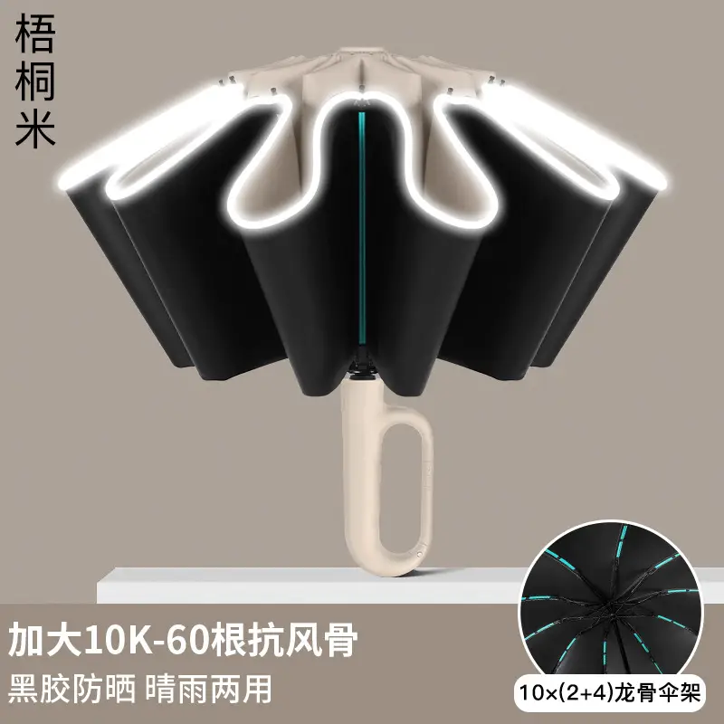 Automatic Ring-Opening Umbrella Lavender Purple - Image 3