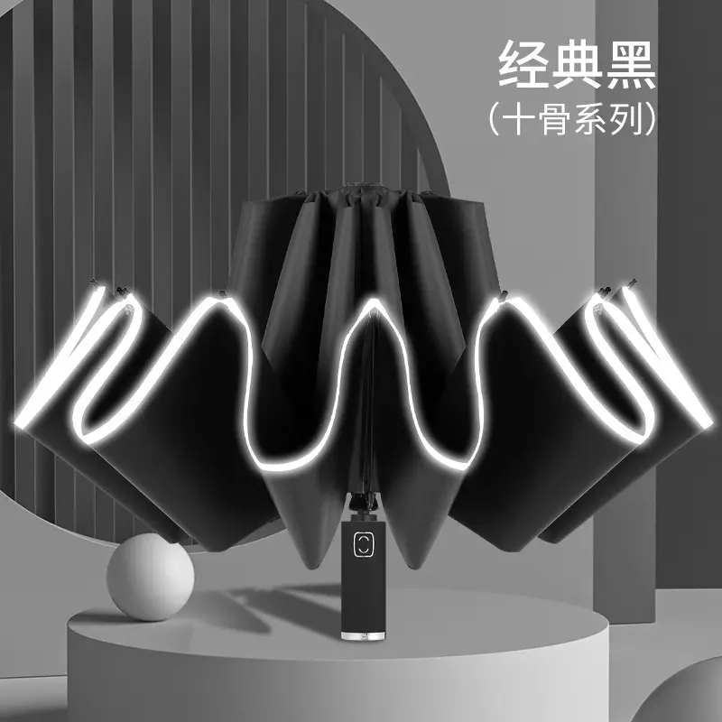 Automatic Ring-Opening Umbrella Lavender Purple - Image 31
