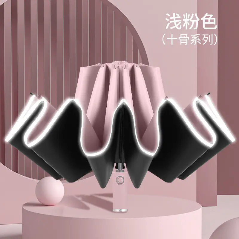 Automatic Ring-Opening Umbrella Lavender Purple - Image 34