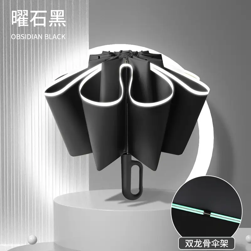 Automatic Ring-Opening Umbrella Lavender Purple - Image 6