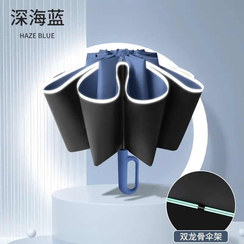 Automatic Ring-Opening Umbrella Lavender Purple - Image 7