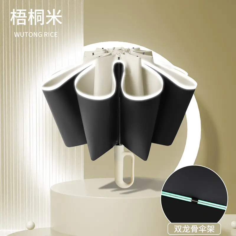 Automatic Ring-Opening Umbrella Lavender Purple - Image 8
