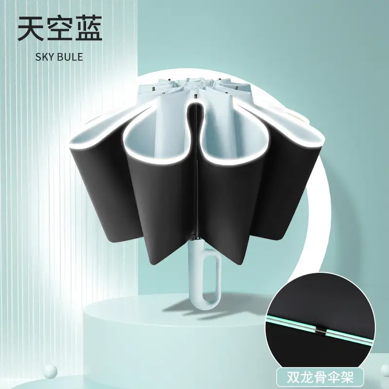 Automatic Ring-Opening Umbrella Lavender Purple - Image 9