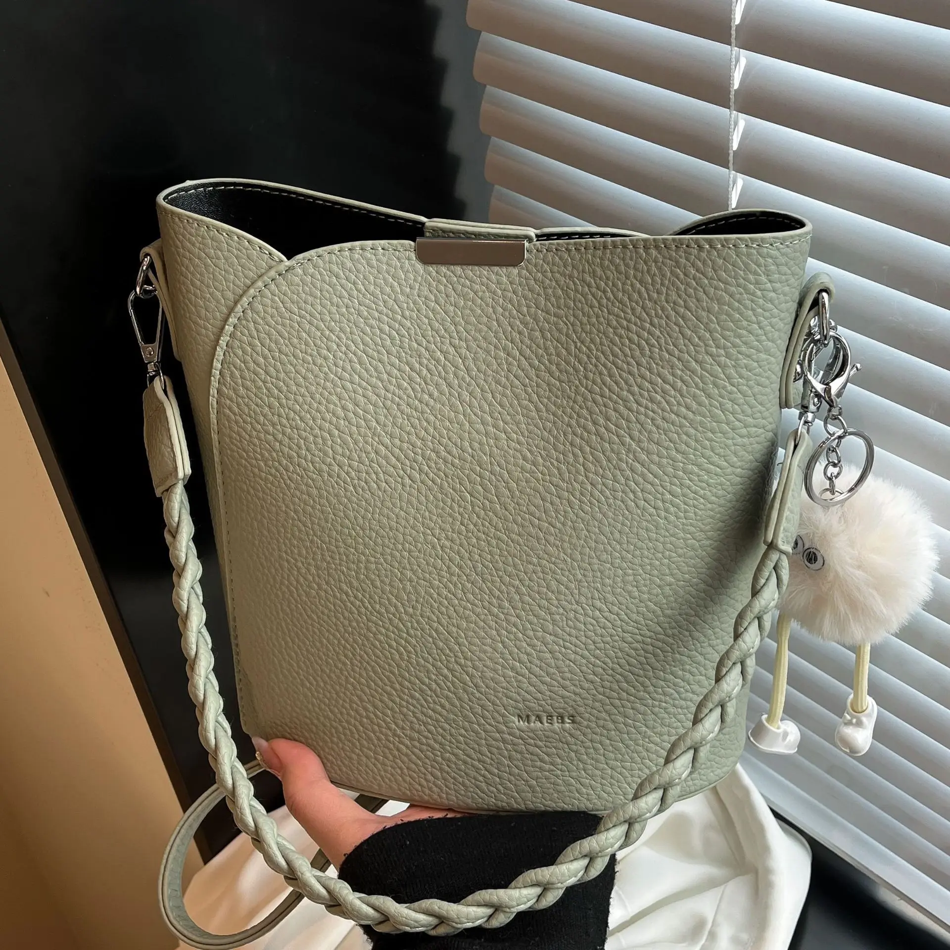 Brown Underarm Bucket Bag for Women New Spring Summer Crossbody - Image 10