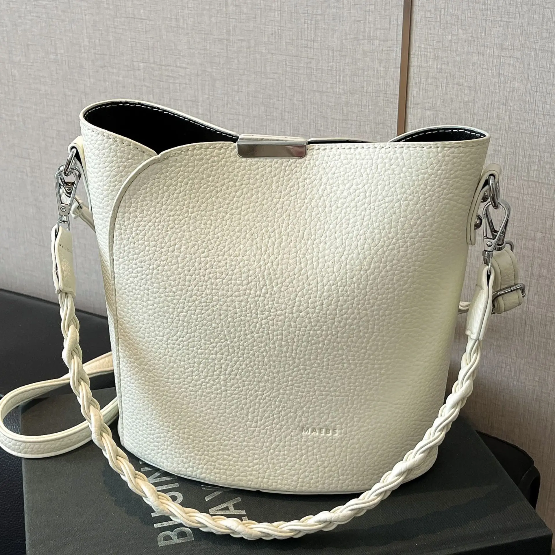 Brown Underarm Bucket Bag for Women New Spring Summer Crossbody - Image 11