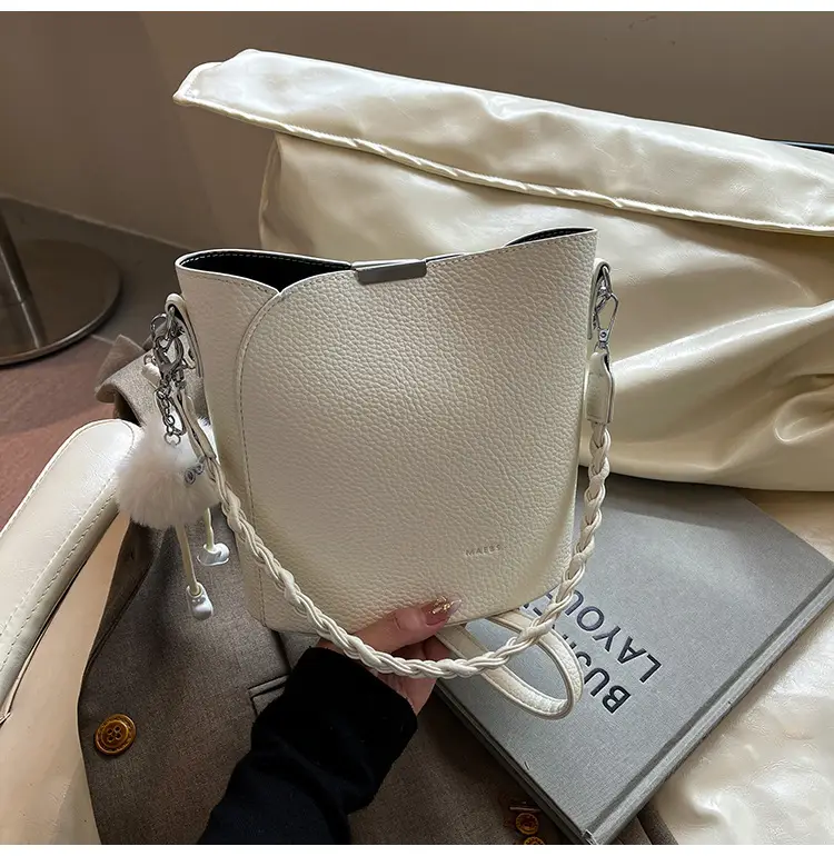 Brown Underarm Bucket Bag for Women New Spring Summer Crossbody — feature 18