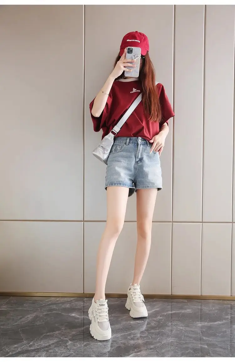 Dad's Shoes Women's 2025 New Summer Mesh Breathable Thin Inner Heightening White Shoes Thick-Soled Sports Shoes Hot Style — feature 3