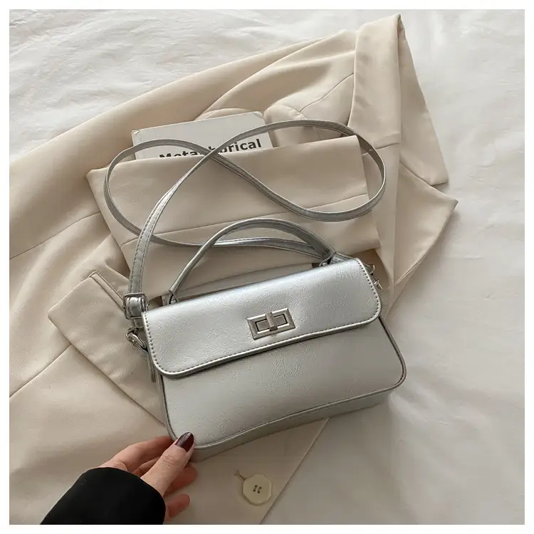 Silver Korean Style Women's Crossbody Bag 2025 — feature 29