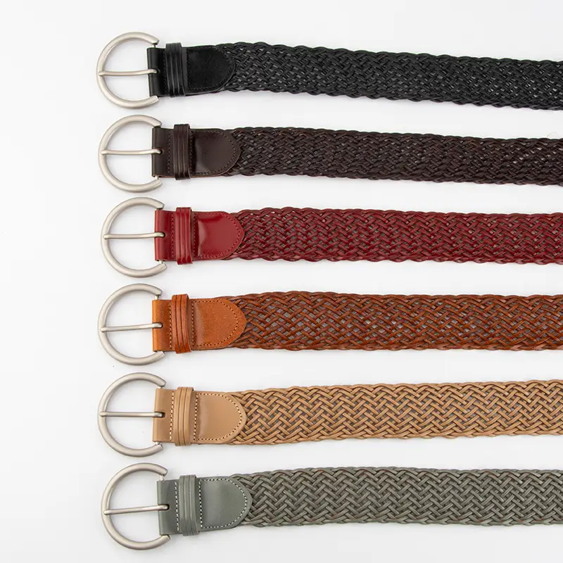 Black Woven Wide Belt for Women Ethnic Style - Image 8