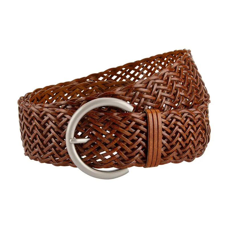 Black Woven Wide Belt for Women Ethnic Style - Image 11