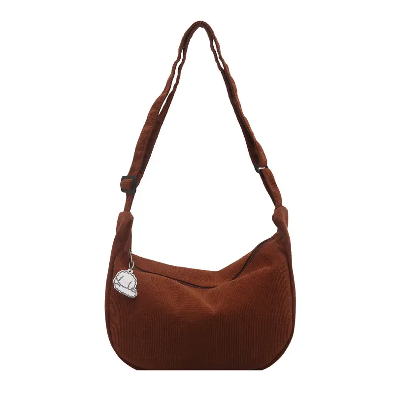 Brown Crossbody Bag for Women with Adjustable Strap - Image 4