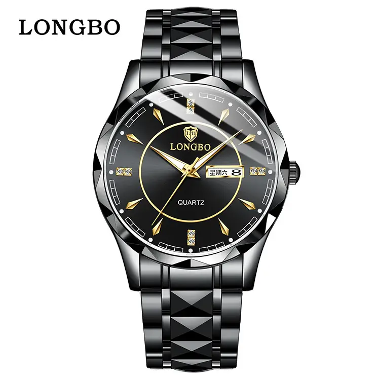 Longbo Men's Quartz Watch Light Blue Waterproof - Image 10