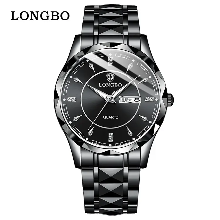 Longbo Men's Quartz Watch Light Blue Waterproof - Image 11