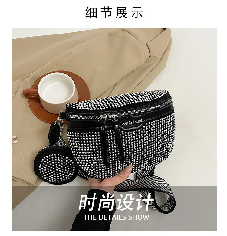 Bright Diamond Rhinestone Shoulder Crossbody Bag — feature 10