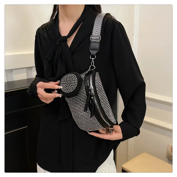 Bright Diamond Rhinestone Shoulder Crossbody Bag — feature 12