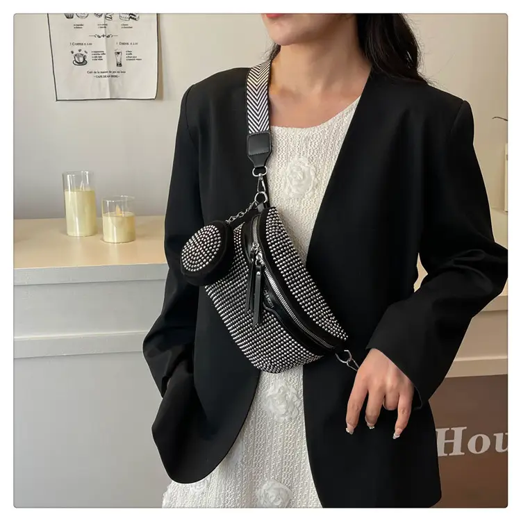 Bright Diamond Rhinestone Shoulder Crossbody Bag — feature 16