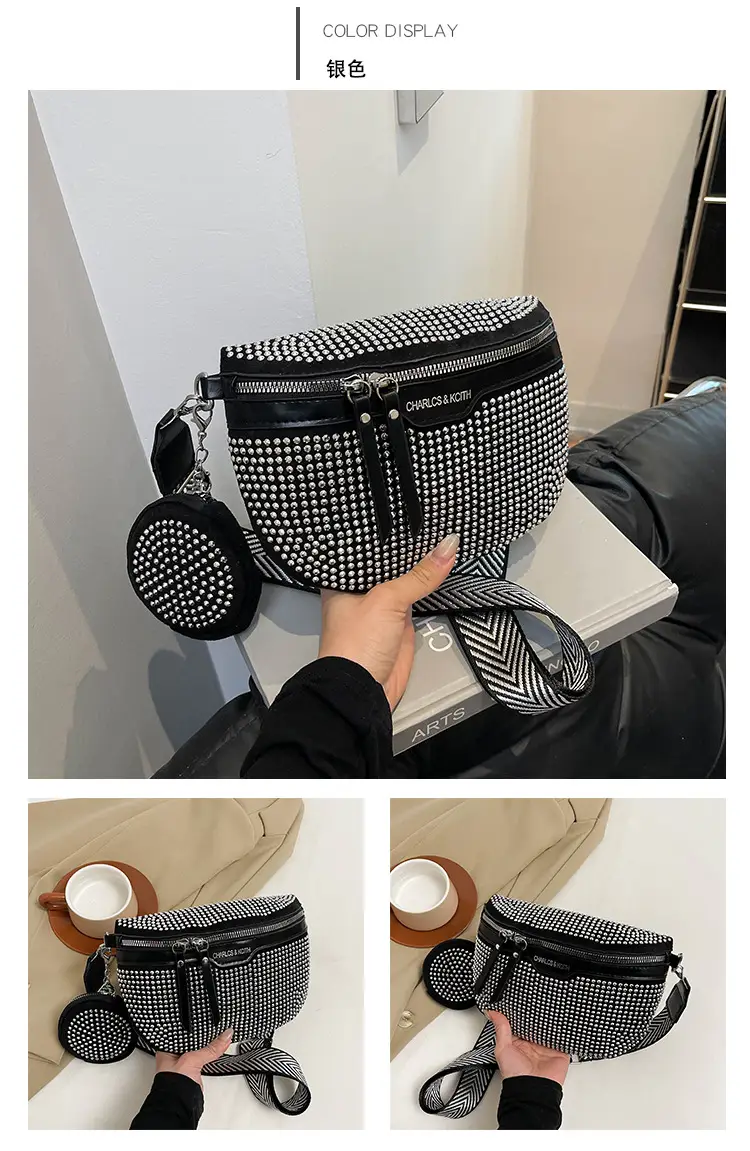 Bright Diamond Rhinestone Shoulder Crossbody Bag — feature 18