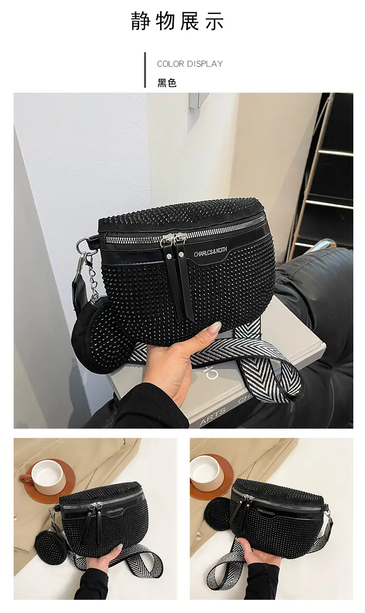 Bright Diamond Rhinestone Shoulder Crossbody Bag — feature 19