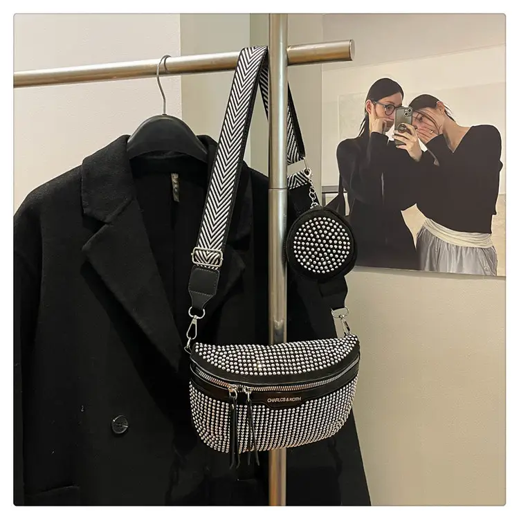 Bright Diamond Rhinestone Shoulder Crossbody Bag — feature 21