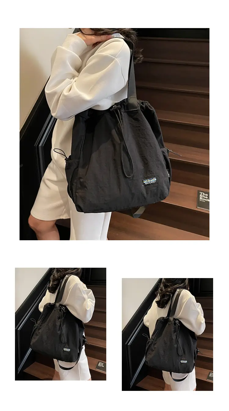 Japanese Korean Style Lightweight Casual Shoulder Bag Large Capacity — feature 12