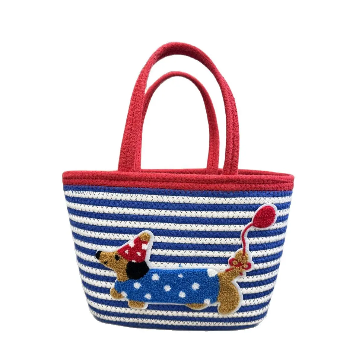 Outdoor Dachshund Woven Bag Large Capacity - Image 12
