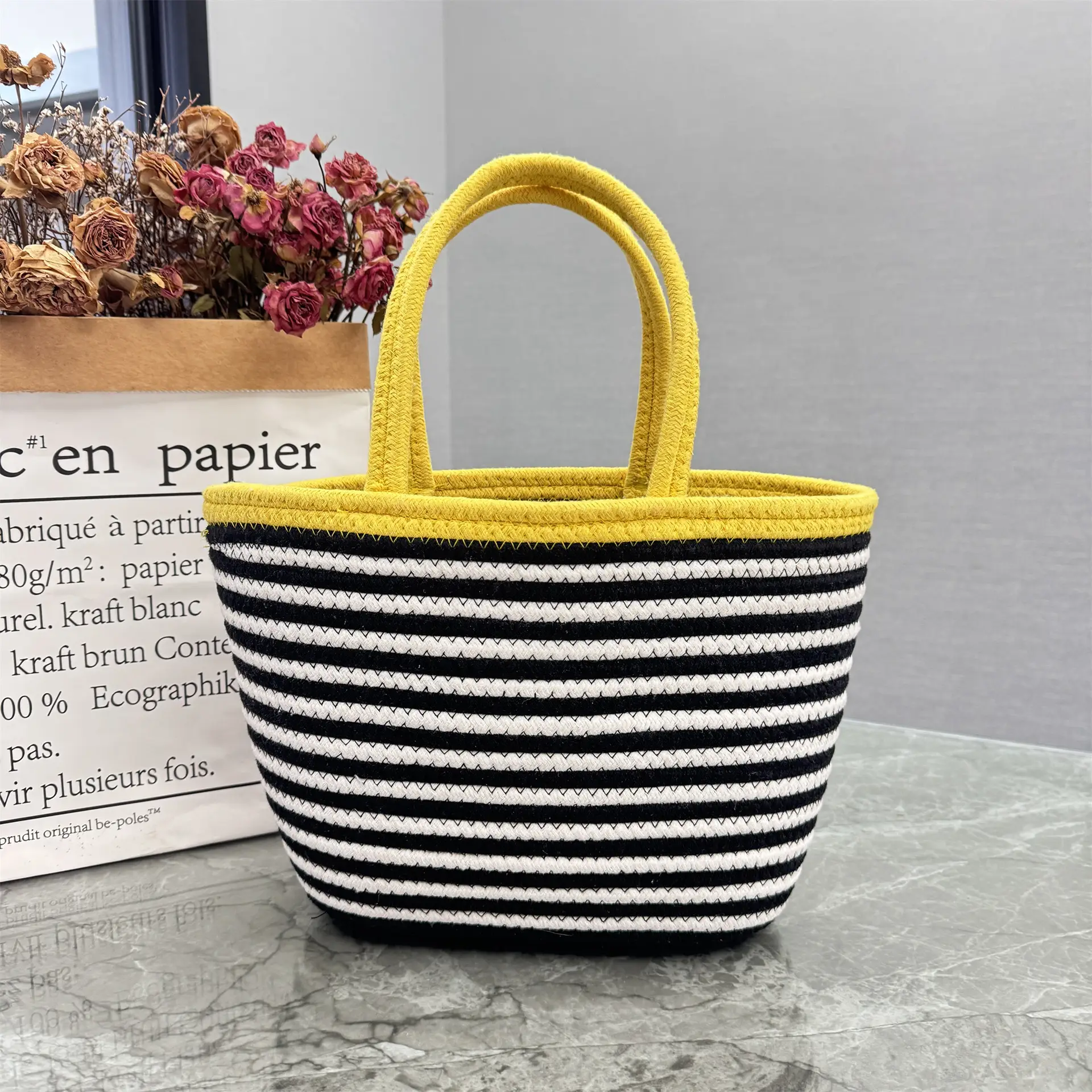 Outdoor Dachshund Woven Bag Large Capacity - Image 5