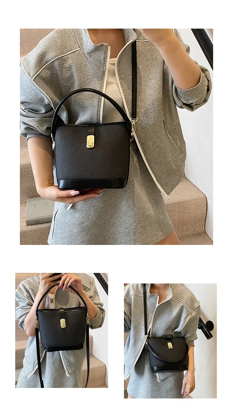 Women's Beige Mesh Crossbody Bag with Leather Strap — feature 9