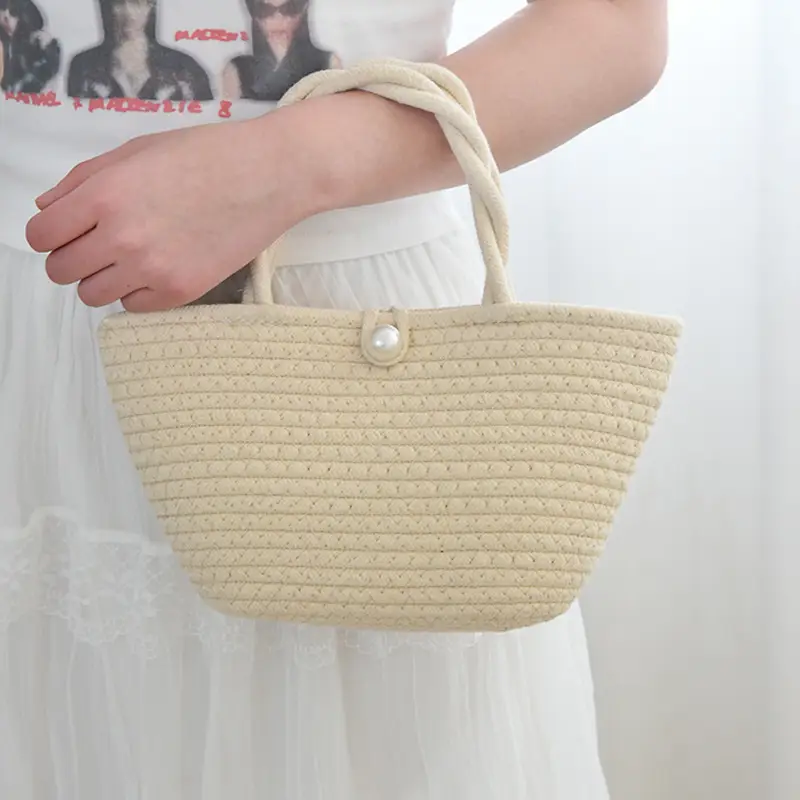 Women Woven Straw Crossbody Bag Beach Travel Tote — feature 10