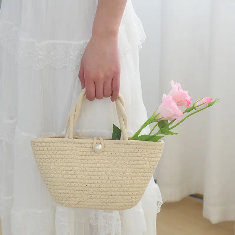 Women Woven Straw Crossbody Bag Beach Travel Tote — feature 13