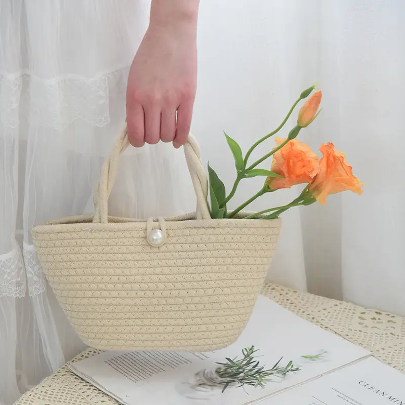 Women Woven Straw Crossbody Bag Beach Travel Tote — feature 14