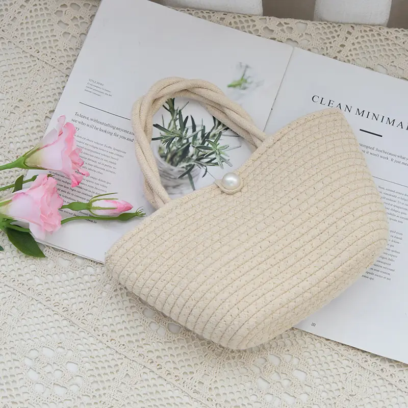 Women Woven Straw Crossbody Bag Beach Travel Tote — feature 15