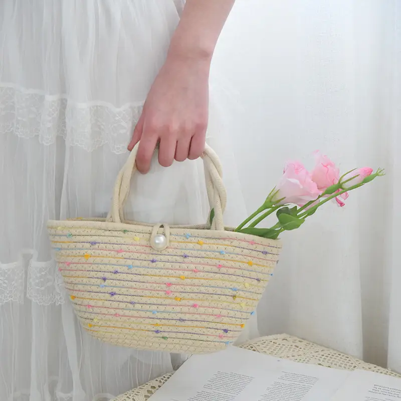 Women Woven Straw Crossbody Bag Beach Travel Tote — feature 16
