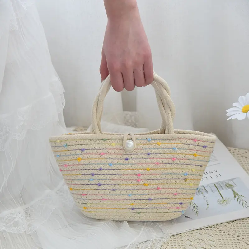 Women Woven Straw Crossbody Bag Beach Travel Tote — feature 17