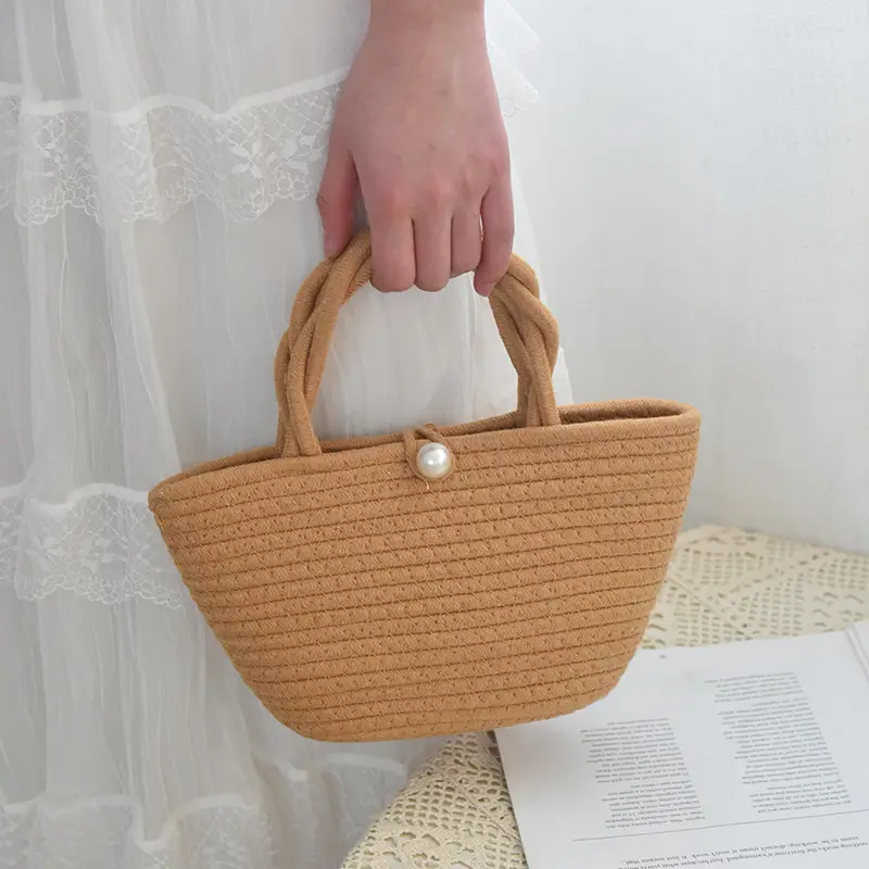 Women Woven Straw Crossbody Bag Beach Travel Tote — feature 19