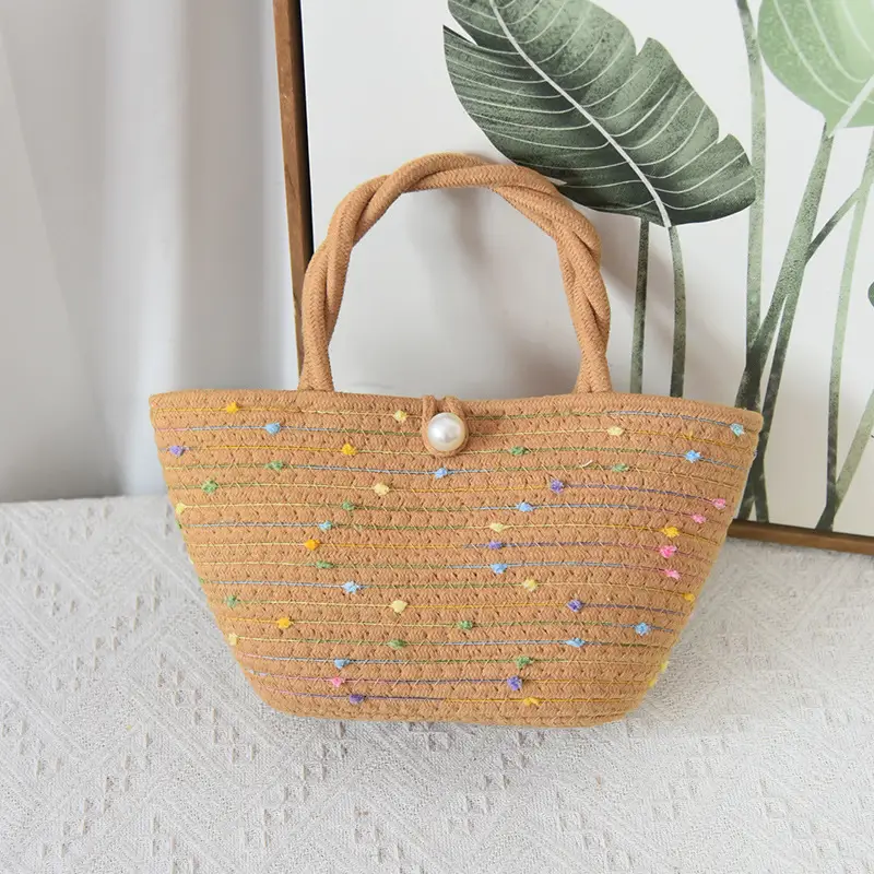 Women Woven Straw Crossbody Bag Beach Travel Tote — feature 6