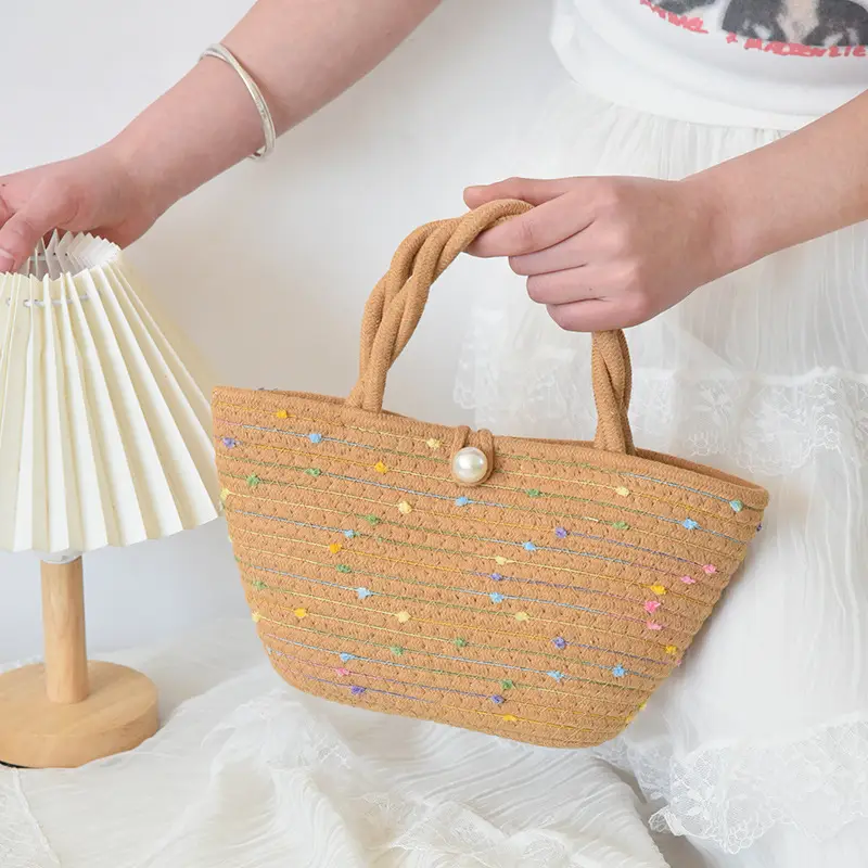 Women Woven Straw Crossbody Bag Beach Travel Tote — feature 8